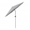 Cane-Line Sunshade Parasol W/Tilt, Dia. 118" Silver Mat Anodized Pole / 100% Solution Dyed Polyester002