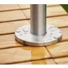 Cane-Line Lagoon Outdoor Shower Base Close view  - Cane-Line Lagoon Outdoor Shower Base Close view 