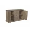 Alpine Furniture Arlo Sideboard - Front Side Opened Angle - Alpine Furniture Arlo Sideboard - Front Side Opened Angle