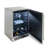 Blaze Grills 24-Inch Outdoor Refrigerator - Angled and Open