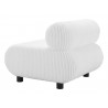 Zuo Modern Rahat Accent Chair in White - Back Angled