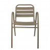H&D Seating All Aluminum Stacking Patio Dining Chair