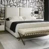 Sunpan Jenkins Bed King in Dazzle Cream - Lifestyle - Sunpan Jenkins Bed King in Dazzle Cream - Lifestyle