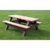 Polly Products Deluxe 6' Picnic Table (UMB & HP) - Polly Products Deluxe 6' Picnic Table (UMB & HP)