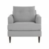 Sunpan Laurel Armchair Liv Dove - Front Angle - Sunpan Laurel Armchair Liv Dove - Front Angle