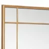 Sunpan Pasadena Wall Mirror Brass - Closeup Angle - Sunpan Pasadena Wall Mirror Brass - Closeup Angle