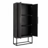 Sunpan Pembroke Cabinet  - Front Side Opened Angle - Sunpan Pembroke Cabinet  - Front Side Opened Angle