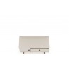 Manhattan Comfort Tribeca 35.43 Mid-Century Modern TV Stand with Solid Wood Legs in Off White 