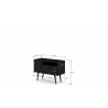Manhattan Comfort Tribeca 35.43 Mid-Century Modern TV Stand with Solid Wood Legs