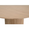Essentials For Living Belfast 54" Round Dining Table - Closeup Top Angle