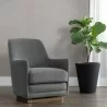 Sunpan Marcela Swivel Lounge Chair - Belfast Koala Grey - Lifestyle - Sunpan Marcela Swivel Lounge Chair - Belfast Koala Grey - Lifestyle