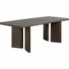 Sunpan Giulietta Dining Table Rectangular 90.5'' in Dark Brown - Front Side Angle - Sunpan Giulietta Dining Table Rectangular 90.5'' in Dark Brown - Front Side Angle