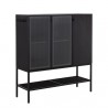Sunpan Renzo Entryway Cabinet Large - Front Side Angle