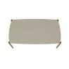 Manhattan Comfort Mid-Century Modern Gales 70.87 Dining Table with Solid Wood Legs in Greige Top - Manhattan Comfort Mid-Century Modern Gales 70.87 Dining Table with Solid Wood Legs in Greige Top