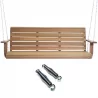  6-ft Porch Swing with Comfort Swing Springs - With Spring -  6-ft Porch Swing with Comfort Swing Springs - With Spring