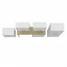 Manhattan Comfort 6-Piece Fortress Textured Garage Set with Cabinets, Wall Units and Table in White Top - Manhattan Comfort 6-Piece Fortress Textured Garage Set with Cabinets, Wall Units and Table in White Top
