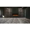 Amantii 60" Unit - 10 5/8" In Depth 3 Sided Glass Fireplace - Lifestyle - Amantii 60" Unit - 10 5/8" In Depth 3 Sided Glass Fireplace - Lifestyle