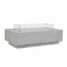 Gravelstone Rectangular Fire Table - Front Side Angle - Gravelstone Rectangular Fire Table - Front Side Angle
