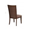 Alpine Furniture Trulinea Upholstered Side Chairs, Dark Espresso - Set of Two - Back Side Angle