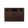 Alpine Furniture Trulinea Sideboard, Dark Espresso - Front Angle