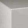 Whiteline Modern Living Paul Buffet With 5mm Pure Tempered Grey/White Glass Top - Edge - Whiteline Modern Living Paul Buffet With 5mm Pure Tempered Grey/White Glass Top - Edge