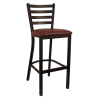 H&D Seating Ladder Back Metal Barstool 6145B - H&D Seating Ladder Back Metal Barstool 6145B
