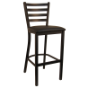 H&D Seating Ladder Back Metal Barstool 6145B