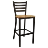 H&D Seating Ladder Back Metal Barstool 6145B - H&D Seating Ladder Back Metal Barstool 6145B