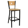 H&D Seating Moon Back Barstool  - H&D Seating Moon Back Barstool 