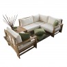 Hospitality Rattan Patio Grand Cay 5-Piece Modular Sectional Full View