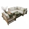 Hospitality Rattan Patio Grand Cay 5-Piece Modular Sectional Full View - Hospitality Rattan Patio Grand Cay 5-Piece Modular Sectional Full View