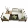 Hospitality Rattan Patio Grand Cay 5-Piece Modular Sectional - Hospitality Rattan Patio Grand Cay 5-Piece Modular Sectional