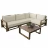 Hospitality Rattan Patio Grand Cay 5-Piece Modular Sectional - Hospitality Rattan Patio Grand Cay 5-Piece Modular Sectional