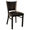 H&D Seating Upholstered Metal Chair - Set of 2