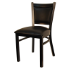 H&D Seating Upholstered Metal Chair - Set of 2