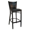 H&D Seating Upholstered Metal Barstool - H&D Seating Upholstered Metal Barstool