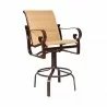 Woodard Belden Padded Sling Swivel Bar Stool - Woodard Belden Padded Sling Swivel Bar Stool