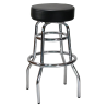 H&D Seating Double Ring Backless Barstool