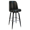 H&D Seating Single Ring Swivel Barstool with 20” wide Jumbo Seat