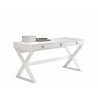 Sunpan Emilio Desk - Angled with Decor