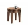 SUNPAN Asia End Table - Round, Frontview with Decor - SUNPAN Asia End Table - Round, Frontview with Decor