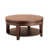 SUNPAN Asia Coffee Table - Round, Front View in White Background
