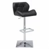 Sunpan Boulton Adjustable Stool - Black - Angled - Sunpan Boulton Adjustable Stool - Black - Angled