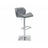 Sunpan Boulton Adjustable Stool - Graphite - Angled - Sunpan Boulton Adjustable Stool - Graphite - Angled