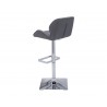 Sunpan Boulton Adjustable Stool - Graphite - Back Angle