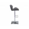 Sunpan Boulton Adjustable Stool - Graphite - Side - Sunpan Boulton Adjustable Stool - Graphite - Side