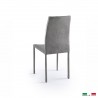 Bellini Italian Home Marta Dining Chair in Grey - Set of Two - Back Side Angle