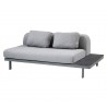 Cane-Line Space 2-Seater module Sofa  Gray image 3