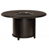 Woodard Solid Cast Round Chat Height Fire Table