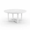 Sunset West Newport 60'' Round Dining Table - Front Side Angle - Sunset West Newport 60'' Round Dining Table - Front Side Angle